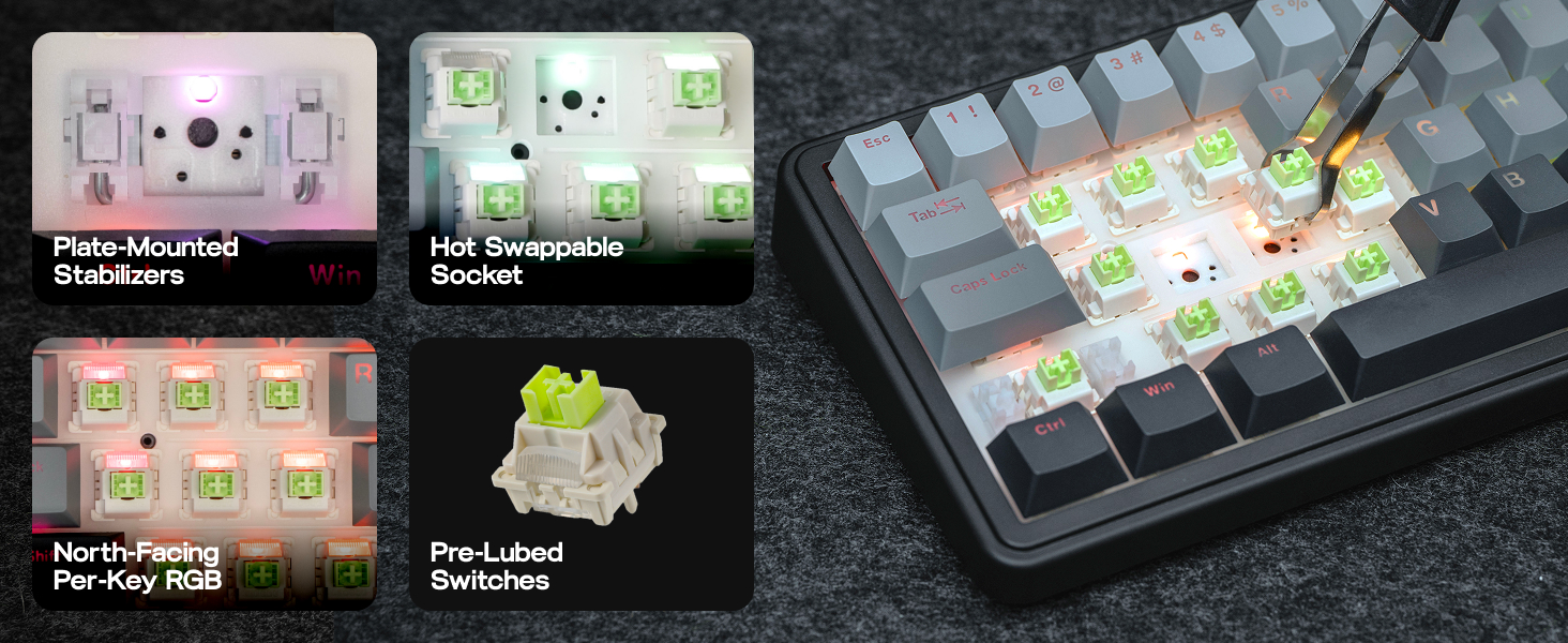 F65PRO Wireless Gaming Keyboard