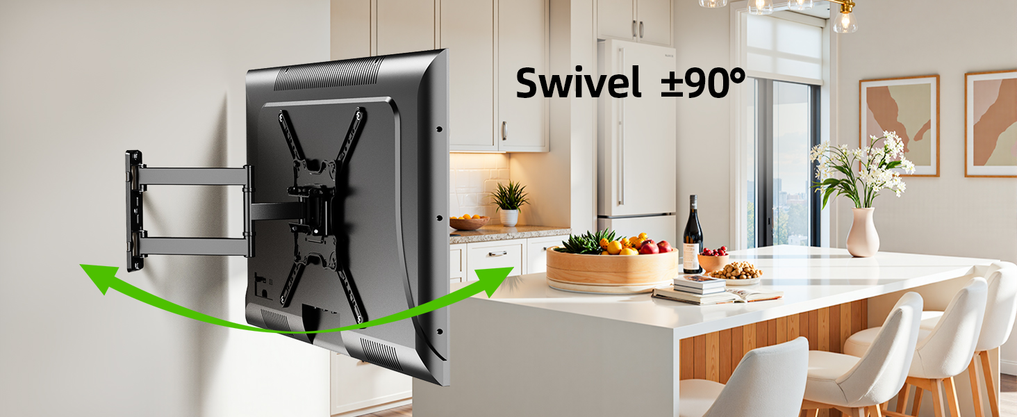 Swivel tv wall mount