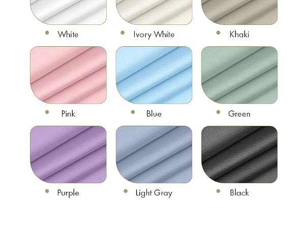 Amazer White Shower Liner Cloth Waterproof