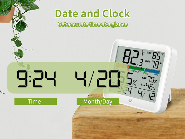 date and clock