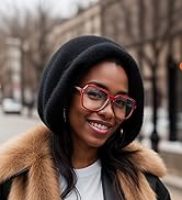 VISOONE Oversized Square TR90 Blue Light Blocking Glasses with Anti EYE Strain for Women Men REMY