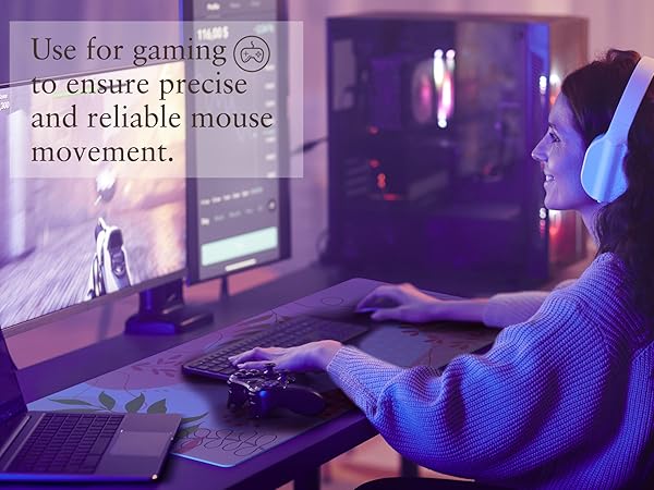 Use for gaming to ensure precise and reliable mouse movement.