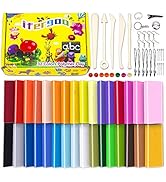 ifergoo Polymer Clay Kits, Oven Bake Clay Model Clay, Safe and Non-Toxic DIY Modeling Clay, Sculp...