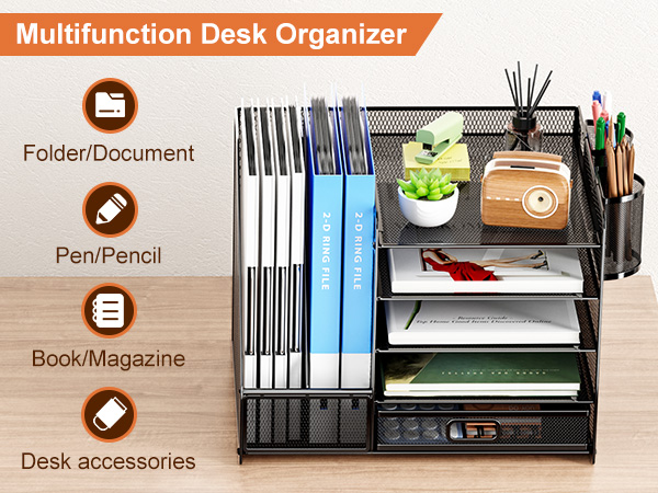 desk organizers and storage