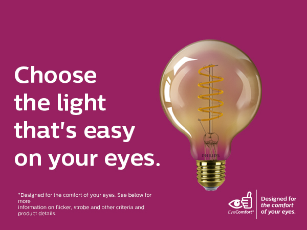 Philips; LED; EyeComfort; flicker free; no glare; CRI; 