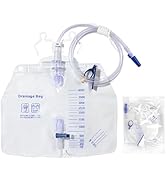 BeHerk 4000mL Catheter Bags for Men and Women 10 Pack Professional Urinary Drainage Bags with Enh...
