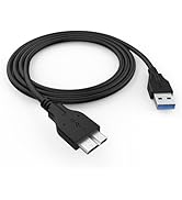 USB 3.0 A to Micro B Charger High Speed Date Transfer and Charging Cable Cord Compatible with Sam...