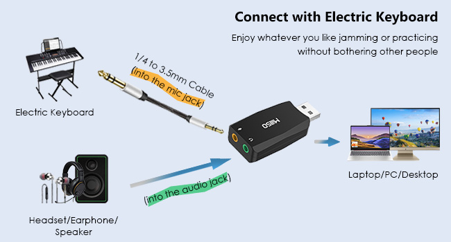 usb to 3.5mm jack audio adapter