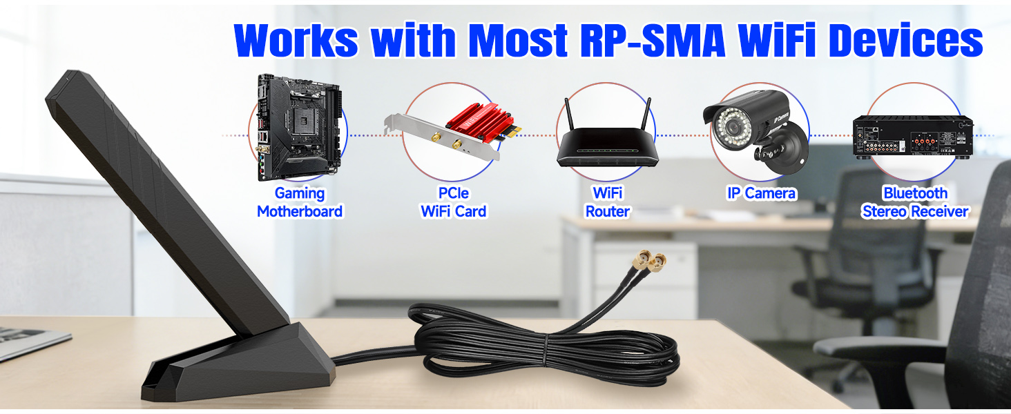 6ghz external wifi antenna for router