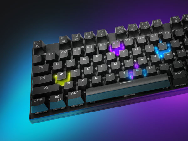 Per-Key RGB with 13 Customizable Effects