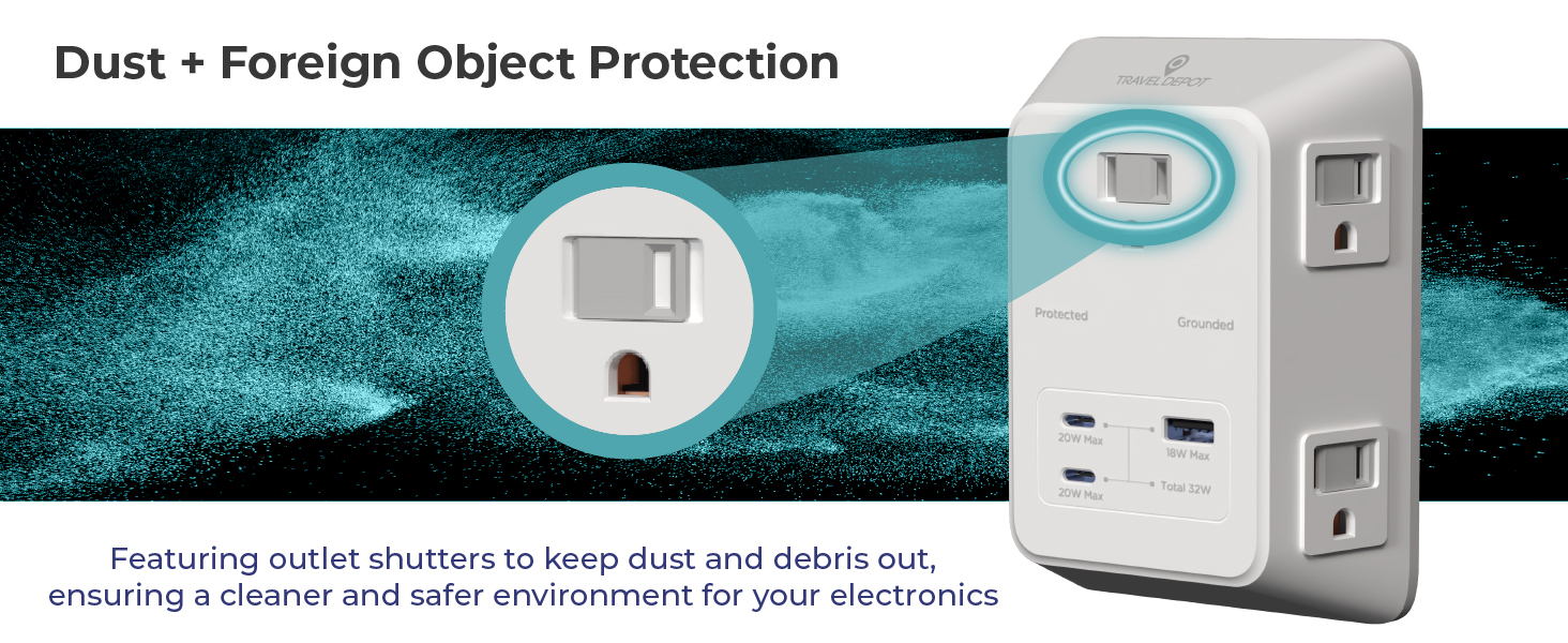 USB PD Outlet Extender