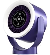 Desk Fan with LED Touch Screen &amp; Ultra Quiet <30dB - 1-100 Speed Levels &amp; Night Light, 360° Oscil...
