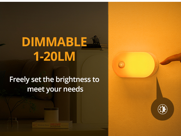 dimmable night light