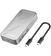 SEINIKAY 40Gbps M.2 NVME Enclosure with Cooling Fan,USB4.0 External M.2 NVMe Enclosure,Compatible...