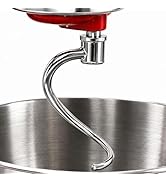 Ezato Stainless Steel Spiral Dough Hook for KitchenAid 4.5-5QT Tilt-Head Stand Mixers, Dishwasher...