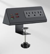 desktop power strip with usb ports desktop usb charging station power strip desk mount power stirp