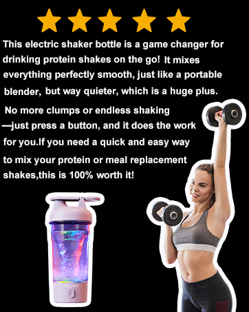 Electric Shaker Bottle