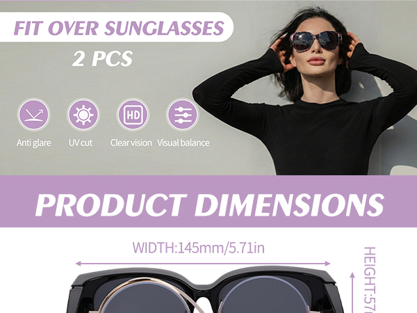 sunglasses over glasses women