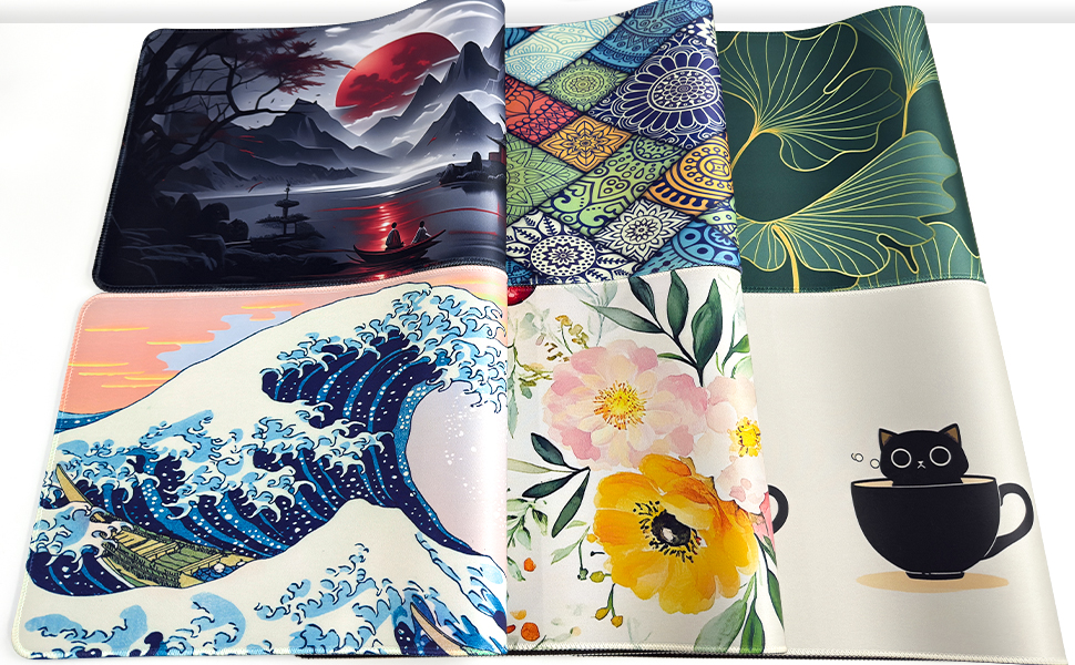 Multiple large mouse pads for your choice!