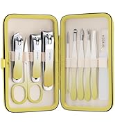 Manicure Set, 10 pcs High-Carbon Steel Nail Clippers Set, Portable Mini Manicure and Pedicure Kit...