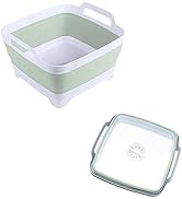 MontNorth Dishpan for Washing Dishes,9L Collapsible Dish Tub Portable Sink,Wash Dish Basin,Foldab...