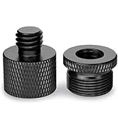 Frgyee Mic Stand Adapter 5/8 Female to 3/8 Male and 3/8 Female to 5/8 Male Screw Adapter Thread f...