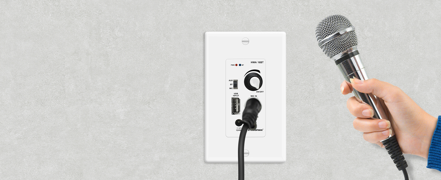 In-wall amplifier