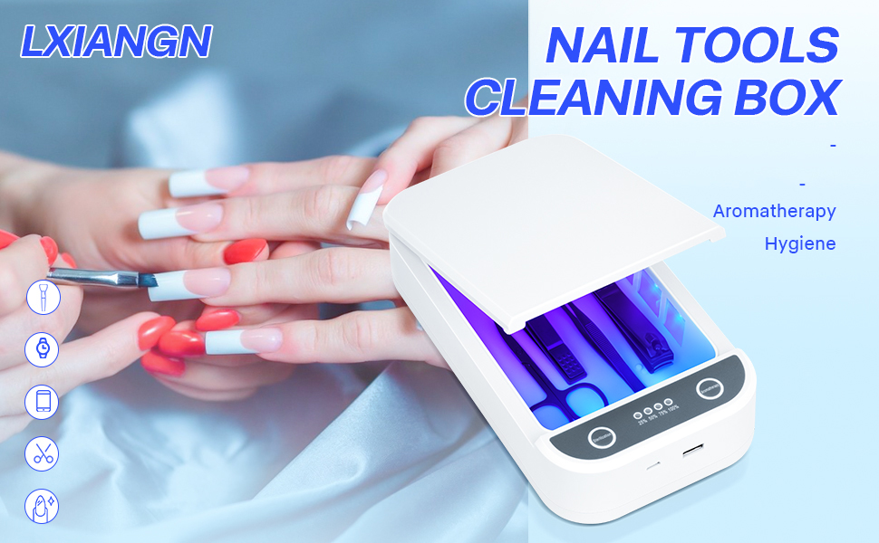 Nail Tool Sterilizer with Blue Light