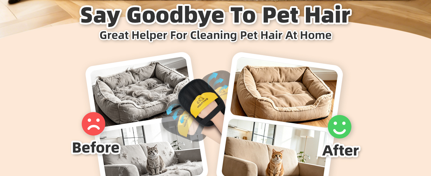 magic pet hair remover glove