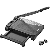 ALRITOTEK 3 in 1 Guillotine Paper Cutter Trimmer, 12" Heavy Duty Paper Trimmer for Office and Cra...