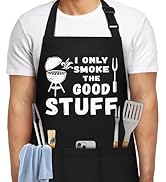 NLUS Funny Aprons for Men, Men’s Funny Chef Cooking Grilling BBQ Apron with 3 Pockets, Gifts for ...