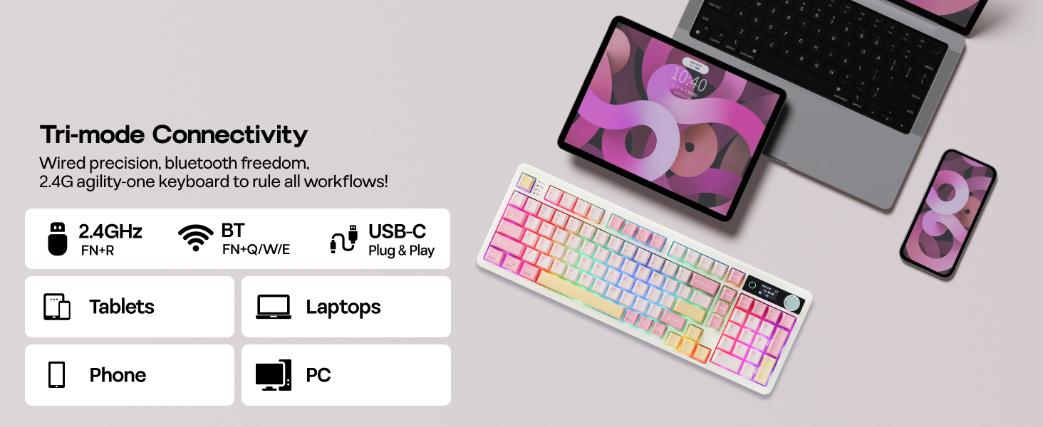 EPOMAKER TH99PRO Wireless Gaming Keyboard