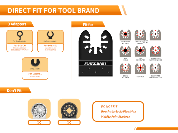 oscillating tool blades