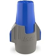 IDEAL Electrical Twister ProFLEX MAX (30-348) Blue/Gray Wire Connector, Box of 25 — Smooth Twist-...