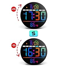 digital wall clock battery operated