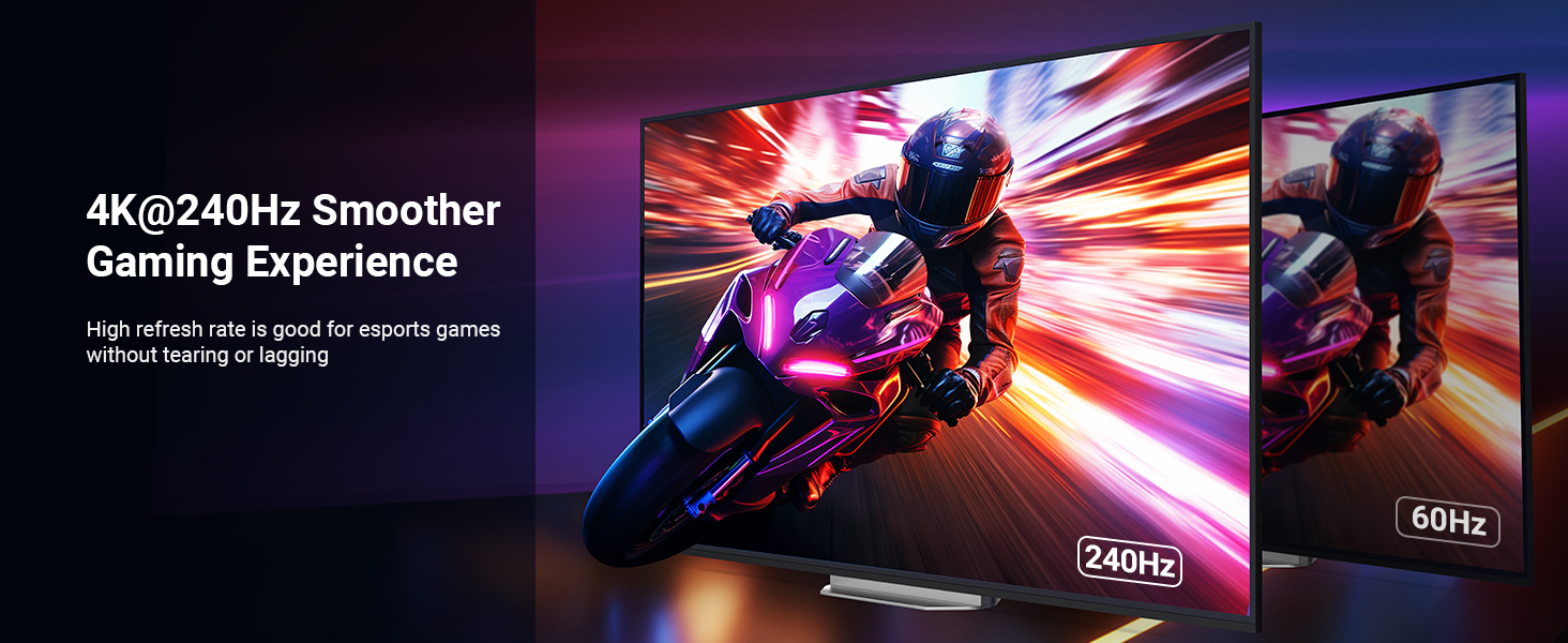 High refresh rate 4K@240