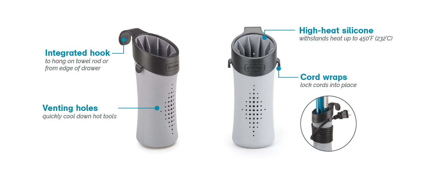 Polder Hot Sleeve Hot Styling Tool Storage