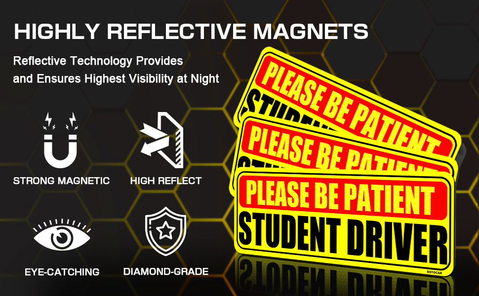 student driver sign