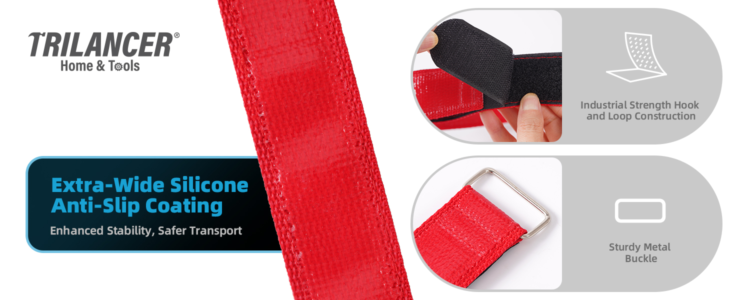 26&amp;amp;#39;&amp;amp;#39; x 1.5&amp;amp;#39;&amp;amp;#39; Trilancer Adjustable Bike Wheel Stabilizer Strap