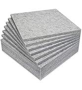 BXI Thickened Sound Absorbing Panels - 12 Pack 12 X 12 X 0.5 Inches Dense Acoustic Panels, Echo N...