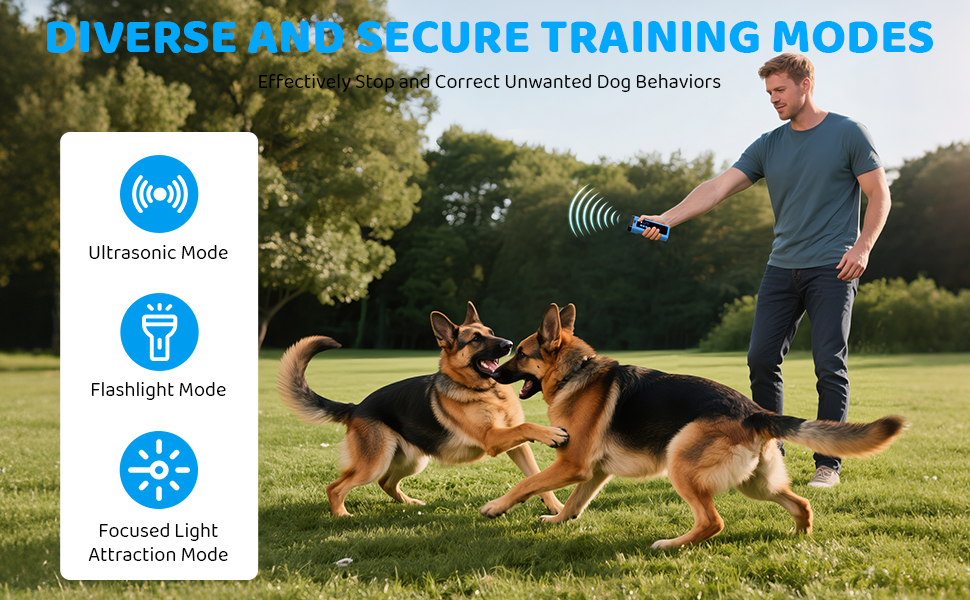 SAMULE Ultrasonic Dog Bark Deterrent Device