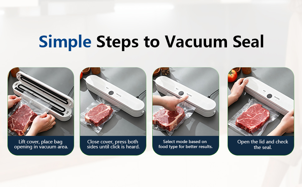 home and kitchen food saver vacuum sealer machine food storage