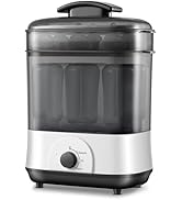 AMZBABYCHEF Baby Bottle Steamer, 3-in-1 Bottle Steamer and Dryer, Easy One-Dial Control Electric ...