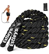 5lb Weighted Jump Rope for Men and Women, Adult Heavy Skipping Rope, Heavy Jump Ropes for Home Wo...