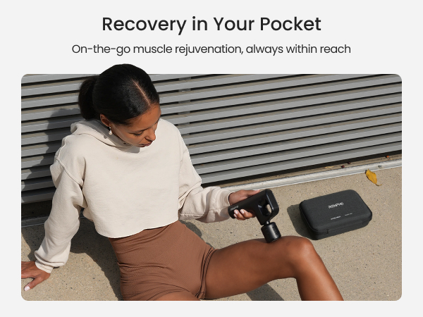 Mini Massage Gun with Heat and Cold Therapy Professional Deep Tissue Handheld Massager