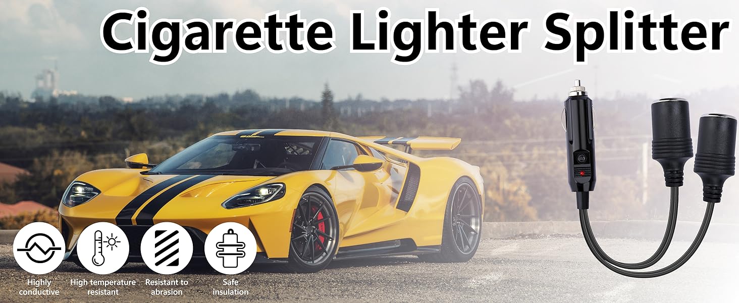 Double Cigarette Lighter Adapter