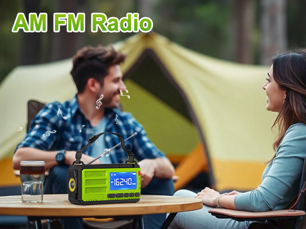 10000mah crank emergency weather radio