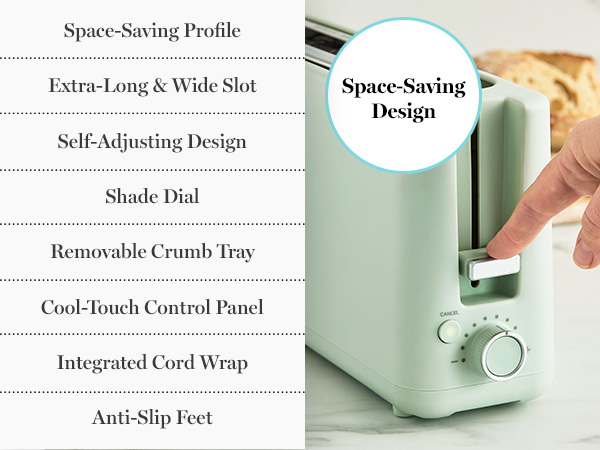 martha stewart, electrics, Long Slot Toaster