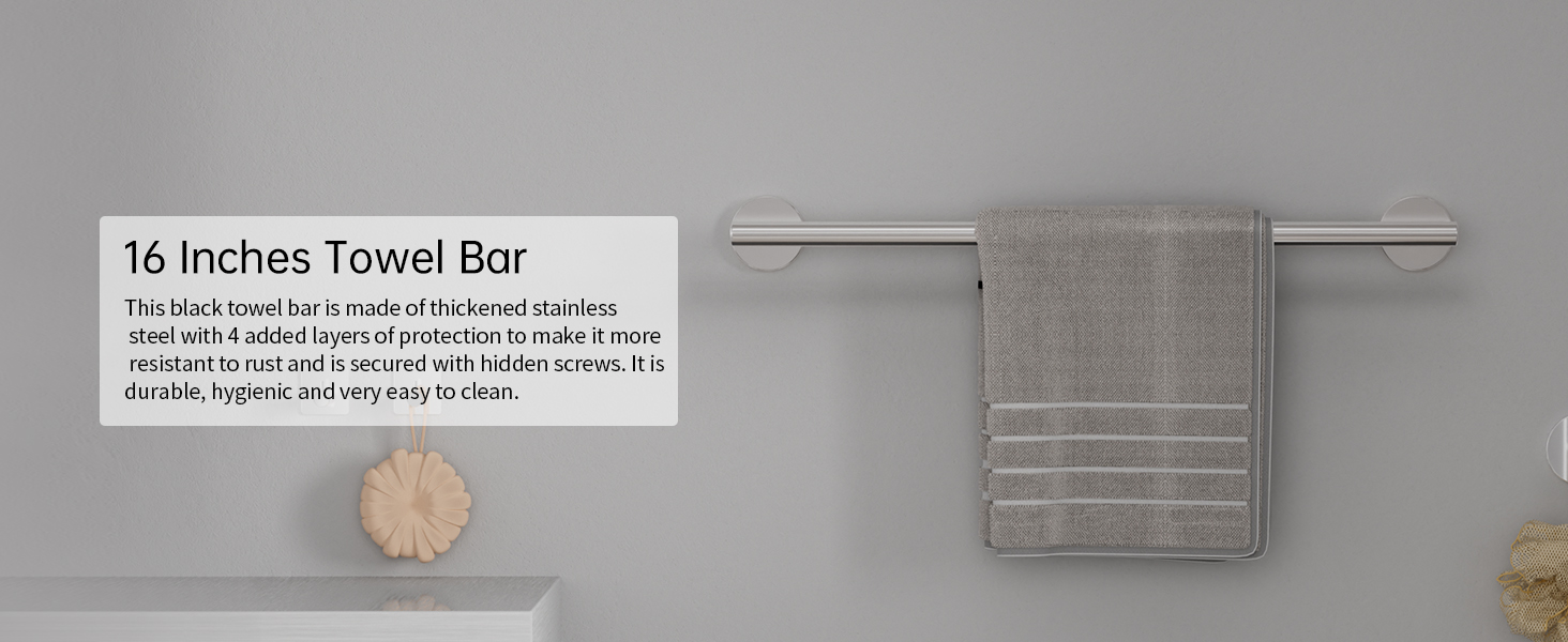 16 Inches Towel Bar