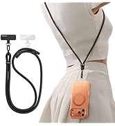 TORRAS Phone Lanyard Crossbody with 2 Phone Tabs, Adjustable Anti Theft Phone Strap for All Phone...
